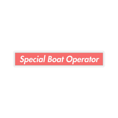 Special Boat Operator Sticker
